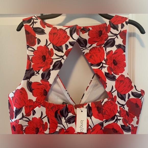 NWT Long Tall Sally Size 10 Poppy Fit & Flare Dress - Picture 5 of 8